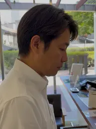 【しっかり染めたい】メンズカラーモデル 白髪染め/シェービング(顔剃り)