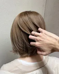 似合わせカット+ブリーチカラー