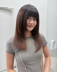 前髪 cut 🎀♡ ぱっつん / シースルー / 2way bang / wide bang