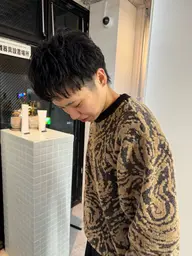 【men's限定】メンズカット＋パーマ＋COTAクレンジングシャンプー