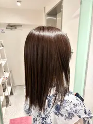 艶髪縮毛矯正➕care color➕2step treatment🌀✨