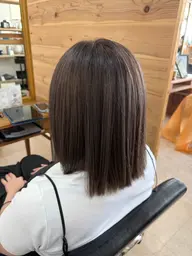 カット+カラー+髪質改善トリートメント付き