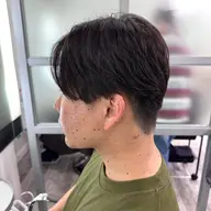 men's話題沸騰❤️🔥センターパートカット➕深みカラー➕クイックトリートメント🧖♂️