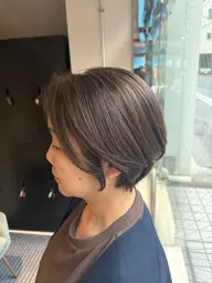 【ミニモ限定】🌟カット＋白髪ぼかしハイライト🌟