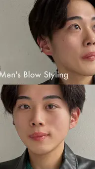 メンズブロウ💈HBL(パーマ+Wax)眉毛のお悩み解消!間引き、メイク込み