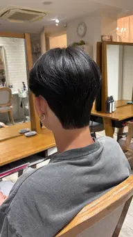 メンズカット+ダウンパーマ‼️