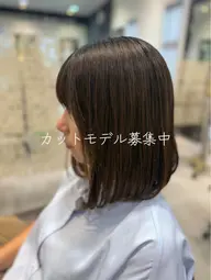 カットモデル募集✨カットと縮毛矯正ができます!3センチ以上カットできる方お待ちしております🙇🏻♀️
