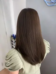 【ブリーチなしWカラー】透明感・柔らかいカラーに✨