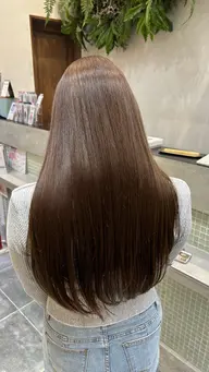 【髪の傷みが気になる方🧡✨️】艶感カラー＋REZOケア＋marbb体験付き