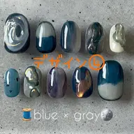 【練習モデル様募集】ニュアンスネイル🍂デザインNo.④
