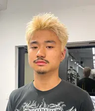 ⛓️初回☆men'sケアブリーチ➕カラー⛓️💥【リタッチ🉑】