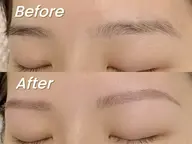 【レディース限定】眉毛Wax+間引き+化粧仕上げ