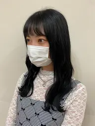 🐰なんちゃって🐰黒染めカラー+無料トリートメント