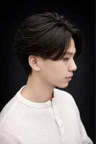 メンズカット+フェザーパーマ