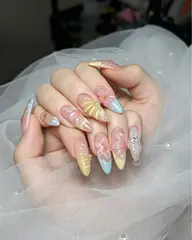 🌸 3D花系デザイン 10本長さだしやり放題 人気コース【10%OFF】