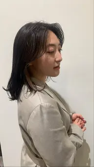インナーカラー🩵