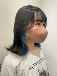インナーカラーエクステ+馴染ませカット