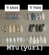 レオパード🌷🌸定額デザインネイル6500円(オフ込※デコネイル、チップオフは➕1000円)