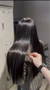 《ミニモ限定》✨カット+透明感カラー+縮毛矯正✨炭酸ヘッドスパ付き ブリーチ毛対応