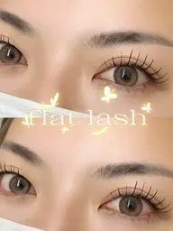 付け替えオフ無料【マツエク】フラットラッシュ160本🧸⭐️