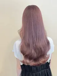 🎀ピンク系カラー(ブリーチ有り)＋保湿トリートメント🩷