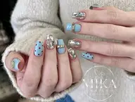 人気No.2【自爪】持ち込みOK◎アートやり放題+パーツ付け放題¥7990