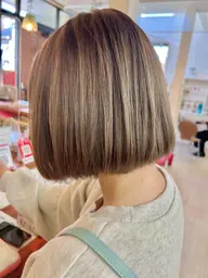 【透明感.高発色がほしい方】カット+Wカラー+トリートメント