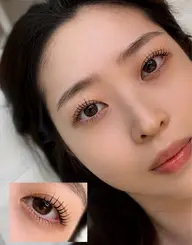 韓国風束感まつげパーマ