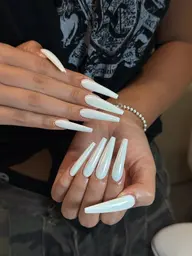 【EXTRA LONG 2XL 】チップ長出し10本 ワンカラネイル💅