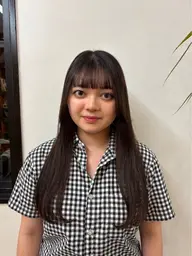 前髪&顔周りストレート➕全体カット(ワンレングスorグラデーションカット)女性限定です🙇♀️