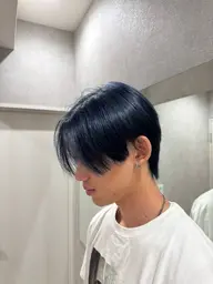 【新規/メンズ限定】カット+ケアブリーチ+ワンカラー