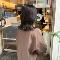 透明感カラー+サプリトリートメント