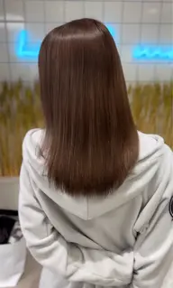 【7月限定⁉️】カット✂︎➕ブリーチなしダブルカラー🌈➕髪質改善クイックトリートメント🫧
