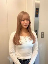 🎀カット+2ブリーチWカラー(2 bleach+1 color)