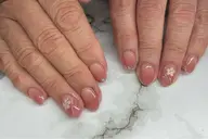 (オフ無し)グラデーションシンプルデザインネイル🌸