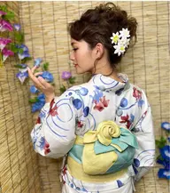 浴衣着付け+ヘアセット