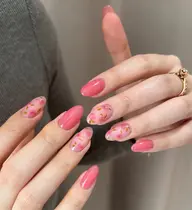 フレンチ、ワンカラ、カラ、ラメグラテーション¥5525