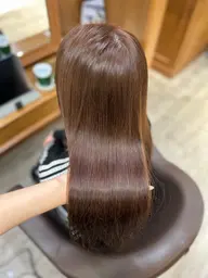 【U24限定】マイクロバブル付き🫧明るめワンカラー+補修トリートメント+🥣💫