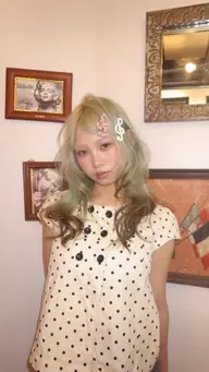 デザインカラー🐰🫧（ブリーチあり）➕保湿トリートメント