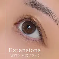 カラーエクステ🤎🤍お任せデザイン🤍🤎ダブルフラットラッシュつけ放題¥7550