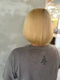 ✂︎【リピーターの方】ブリーチ毛へのストレートパーマ(HITAトリートメント込み)