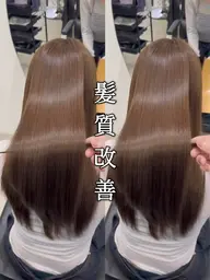 🤍人気No.1🤍超高濃度水素ストレート ➕ 髪質改善カラー ➕ TR
