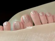 🦋フットenoiフラッシュネイル（オフなし）