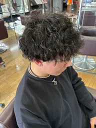 波巻きツイストスパイラルパーマ