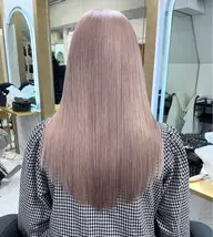 【リピート様限定】💫美髪ブリーチ+カラー+似合わせカット+ナノトリートメント💫コテ巻き仕上げ可能🫧