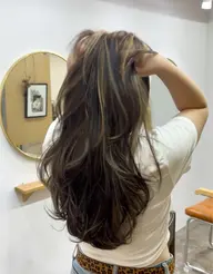 【当日予約可能⭕】🤎💛憧れ海外hair💛🤎カット+ハイライト＋TR ¥14,300