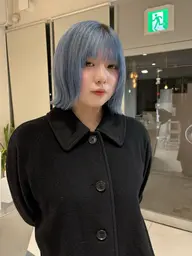 《📢リピート様限定👧🏻👦🏻》カット+艶カラー+Aujuaトリートメント