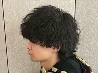 【✂️カット+シャドウパーマ🌀】✨人気No.1✨朝のセット時間5分⏰