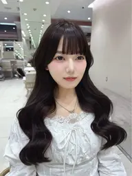 【🌟韓国ヘア好きな人必見🌟】カット+スタイリング ⚠️ロングの人限定となっております🙇♀️
