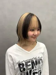 似合わせカット+デザインカラー